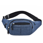 Bauchtasche Nylon blau blau